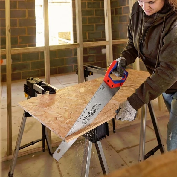 WORKPRO WP215007 500mm SK5 7 TPI Ağır Hizmet Tipi El Testeresi - Resim 4