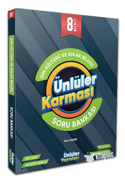 8. Sınıf Din Kültürü ve Ahlak Bilgisi Soru Bankası Ünlüler Karması ürün görseli 1