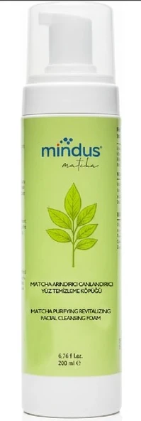 Mindus Matcha Yüz Temizleme Köpüğü 200 ml ürün görseli 1