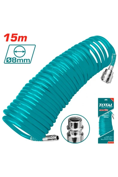Total Spiral Hava Hortumu 15 Metre THT11151 ürün görseli 1