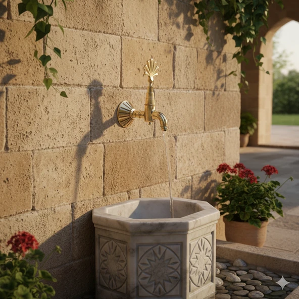 Tavroz Osmanlı Musluğu Sarı - Resim 2