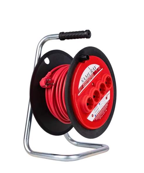 Samuray Seyyar Makaralı Uzatma Kablosu 3x1,5mm 20mt - 31520 - Resim 3