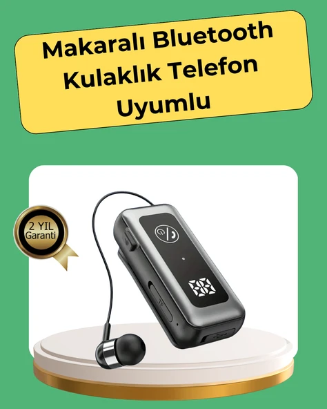 Hafıza Kartı Destekli Bluetooth 5.2 Kulaklık – İki Cihaza Bağlanma Özelliği ürün görseli 1