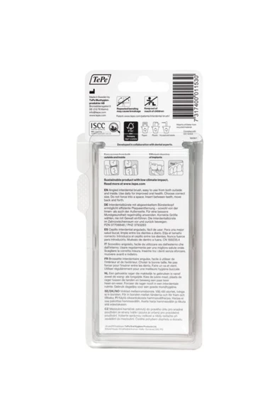 TePe Angle Saplı Arayüz Fırçası Kırmızı 0,5 Mm 6 Lı - Resim 5