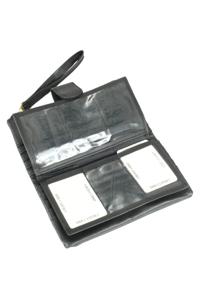 OLLBAG 2024 Suni Deri Kadın Cüzdan / El Çantası - Resim 9