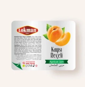 Lokman Kayısı Reçeli Piknik 15 gram 100 lü Koli ürün görseli 1