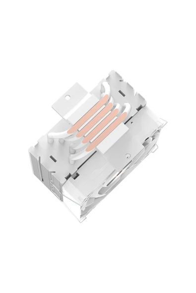 DIGITAL Isı Göstergeli 4 Isı Borulu 3000RPM 220W Intel & AMD Beyaz Kule Tipi CPU Soğutucu - Resim 5