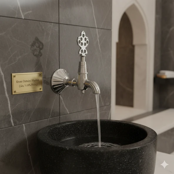 Krom Osmanlı Musluk - Resim 2