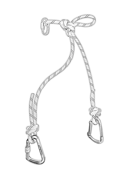 GÖBEK BAĞI KARABİNALI - LANYARD 11 MM - Resim 2