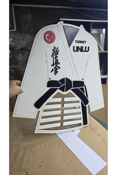 Magnetfoto Karate madalya askılığı 40 cm boy ürün görseli 1