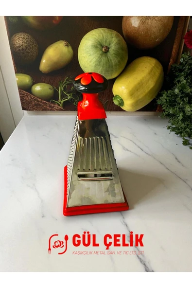 Gül Çelik Piramit Rende Paslanmaz Çelik ürün görseli 1