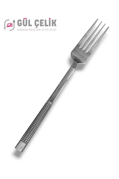 Gül Çelik 30 Parça 6 Kişilik Çatal Kaşık Seti Hasır Model Kutulu 18/0 Kalite - Resim 5