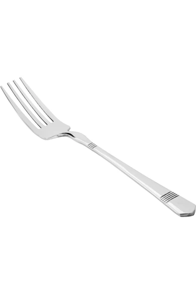 Gül Çelik 12 Kişilik Yemek Çatalı Alvina Model 304 Kalite 18/10 Paslanmaz Çelik - Resim 4