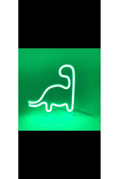 Magnetfoto Dino Mini Neon 20x20 – Çocuk Odası ve Dekor İçin Sevimli Işıltı! ürün görseli 1