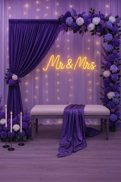 Magnetfoto Mr & Mrs Söz Ve Nişan İçin Ne Tabela 50 Cm ürün görseli 1