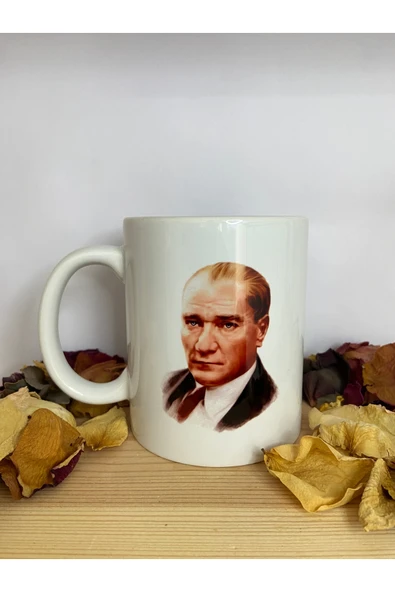 Ozi Baskı Kupa Bardak (Atatürk Temalı Baskı Seramik Kupa Bardak) ürün görseli 1