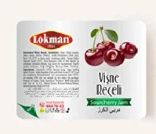 Lokman Vişne Reçeli Piknik 15 gram 100 lü Koli ürün görseli 1