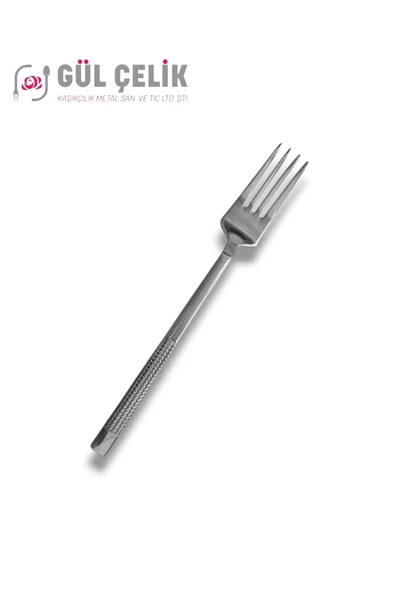 Gül Çelik 30 Parça 6 Kişilik Çatal Kaşık Seti Hasır Model Kutulu 18/0 Kalite - Resim 7