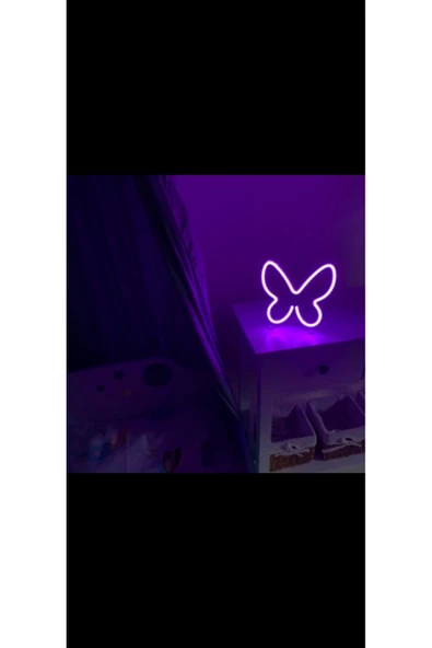 Magnetfoto Kelebek Mini Neon 20x20 ürün görseli 1