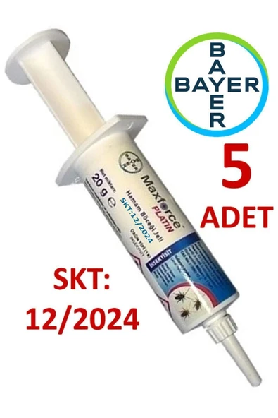 5 Adet Maxforce Platin Hamam Böceği Jeli Kokusuz Böcek Ilacı Jel ürün görseli 1