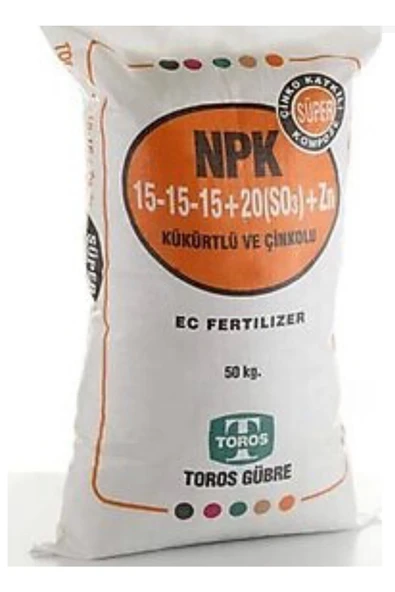 15-15-15 Süper Gübre Çinkolu ve  Kükürtlü 15-15-15 Gübre Süper 15-15-15 - Resim 2