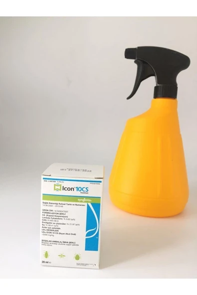 20 Ml Icon 10 Cs Kokusuz Genel Amaçlı Haşere Öldürücü + 1 Lt Fıs Fıs Manuel Sprey Pompa ürün görseli 1