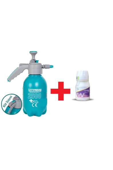 K-othrine Sc50 50ml Hamam Böceği, Kalorifer Böceği Ilacı Ve 2,5lt Basınçlı Ilaçlama Pompası ürün görseli 1