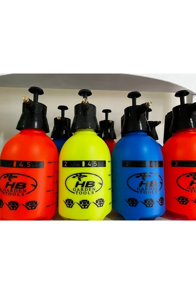2 Litrelik Basınçlı Ilaçlama,gübreleme,dezenfektan Pompası (SARI-YEŞİL) - Resim 2
