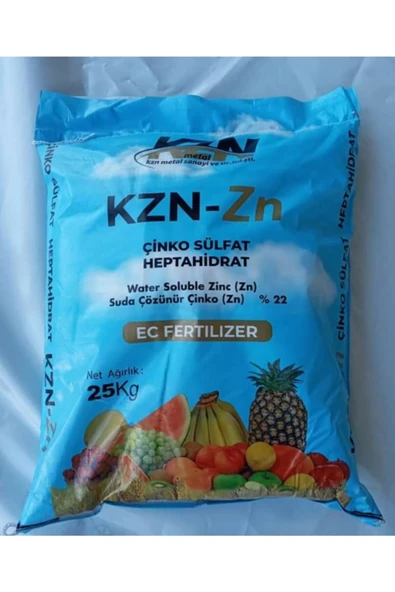 Çinko Sülfat Heptahidrat Gübre 25 kg ürün görseli 1
