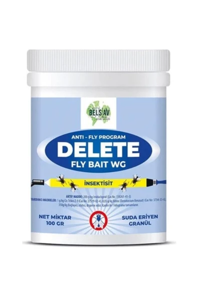 Delete Fly Baıt Wg Granül Kara Sinek Ilaç 100 Gr - Resim 3