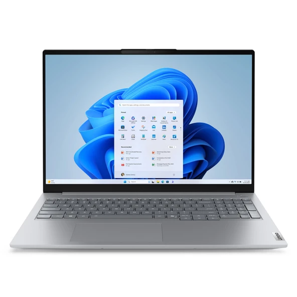 Lenovo ThinkBook 16 21SK007VTX013 Ultra5 225U 48GB 512SSD+1TBSSD 16" WUXGA FreeDOS Dizüstü Bilgisayar ürün görseli 1