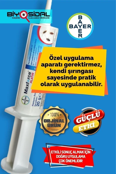 Maxforce Platin Hamamböceği Jeli 20gr X 3 Adet ( 2027 ) - Resim 3