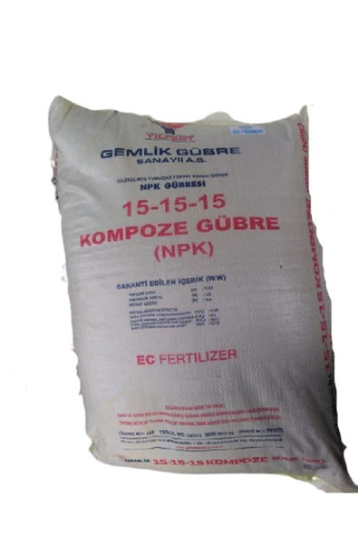 Gemlik 15 15 15 Kompoze Gübre 2x50 Kg 2 Torba (100 Kg) ürün görseli 1