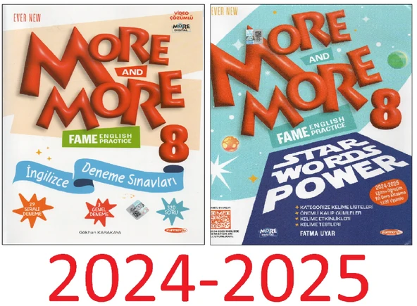 Kurmay Elt 8. Sınıf İngilizce Deneme Sınavları+Star Words Power (2 Kitap) ürün görseli 1