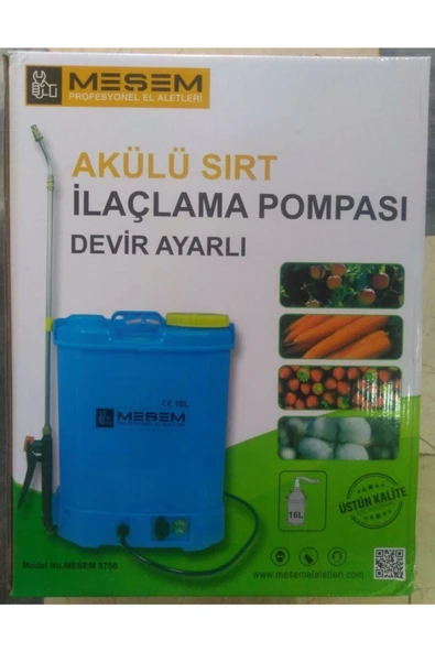 Şarjlı 16 Litre Ilaçlama Pompası ürün görseli 1