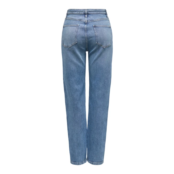 Kadın Yüksek Bel Dar Kesim Jeans 15347668 - Resim 7