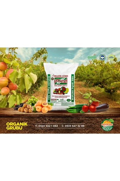 Organik Gübre Ekoflora 25  kg - Resim 2
