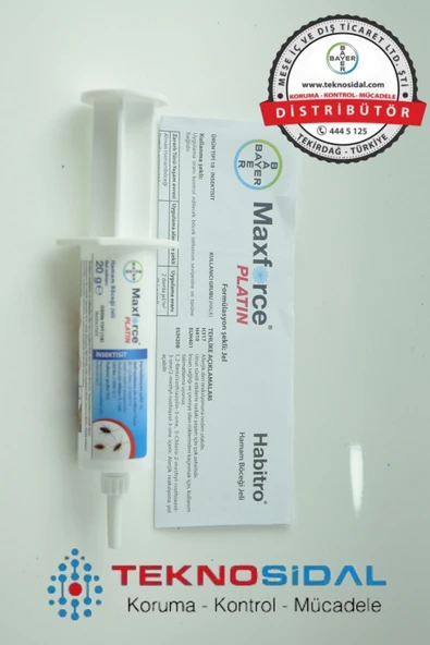 Maxforce 2 Adet Maxforce Platin Hamam Böceği Jeli Kokusuz Böcek Ilacı Jel - Resim 2