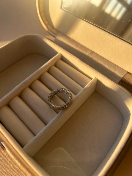 925 ayar gümüş yüzük 6 no - Resim 4