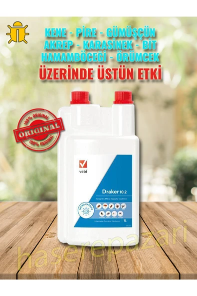 Draker 10.2 CS 1Lt Akrep, Pire, Kene ve Genel Haşere İlacı - Resim 3