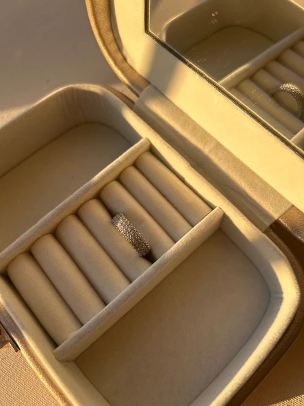 925 ayar gümüş yüzük 6 no - Resim 5