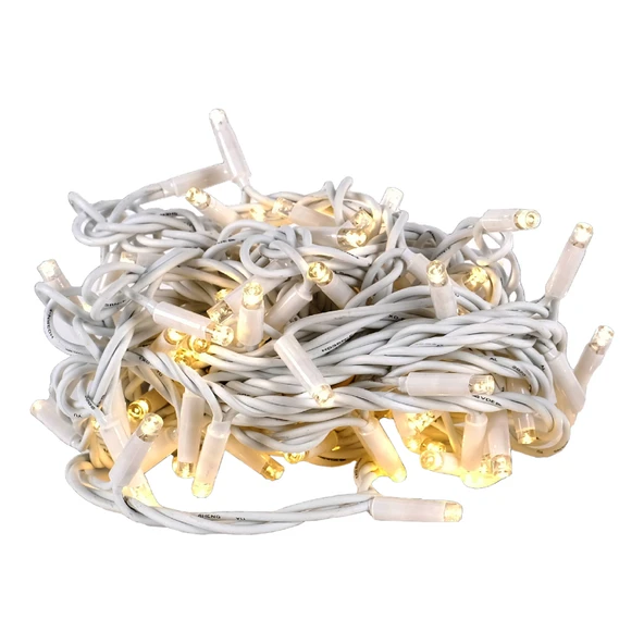 Ack AS90-00400 220V 10 Metre Eklenebilir Süsleme Işığı 100 Led Ampul 3000K ürün görseli 1