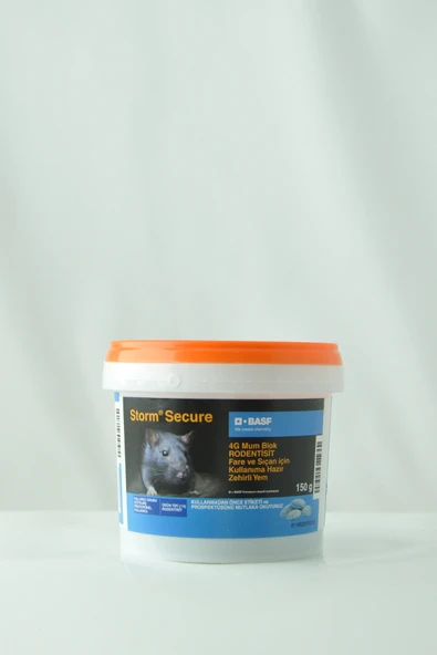 Storm Secure 4 G Mum Blok 150 G (KEMİRGEN,FARE) MUM BLOK - Resim 3
