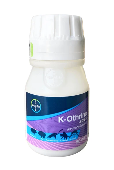 K-Othrine® SC 50 50ml Selim Tarım Sinek-Hamamböceği-Pire-Tahtakurusu-Kene İlacı - Resim 3