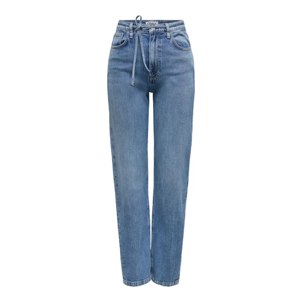 Kadın Yüksek Bel Dar Kesim Jeans 15347668 - Resim 6