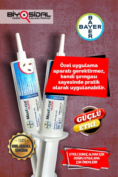 Maxforce Platin Hamamböceği Jeli 20gr X 2 Adet ( : 2027 ) - Resim 3