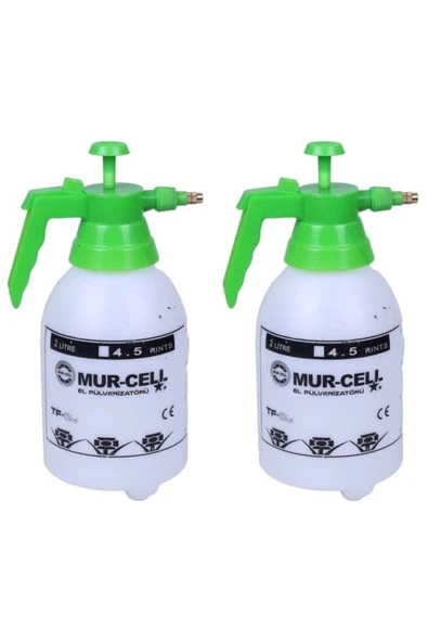 Basınçlı Ilaçlama Pompası 2lt - Su Püskürkütücü Pompa - Bahçe Çiçek Sulama Ilaçlama 2 Adet ürün görseli 1