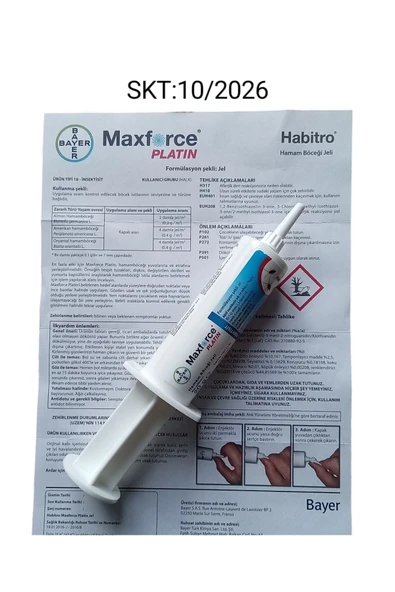Maxforce Platin Hamamböceği Jeli 20 gr 2027 Yeni Tarihli - Resim 2