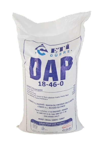 Gübre Dap Diamonyum Fosfat 18 46 0 Azot Fosfor Bitki Meyve Sebze Granül Np Taban Gübresi 50 kg - Resim 2