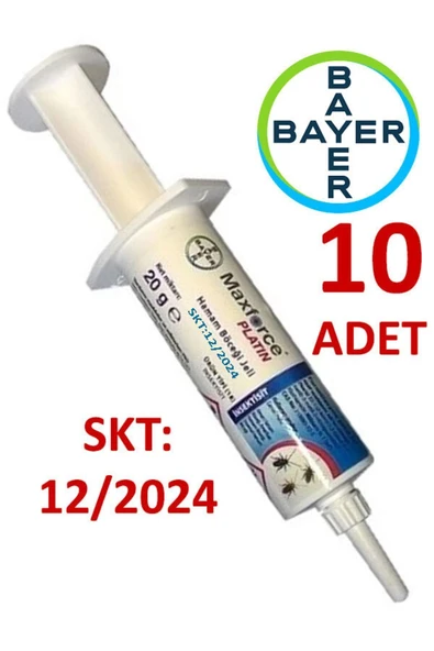 10 Adet Maxforce Platin Hamam Böceği Jeli Kokusuz Böcek Ilacı Jel ürün görseli 1